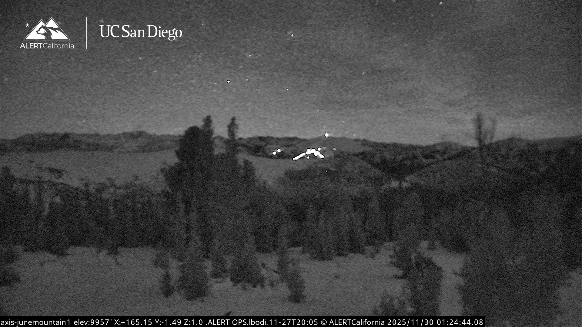 Mammoth Mountain from the top of June Mountain from UC San Diego Mammoth Mountain from the top of June Mountain from UC San Diego
